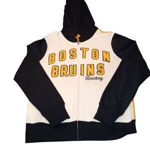 Boston Bruins Zip Up Hoodie by G-111 Carl Banks Women's Large